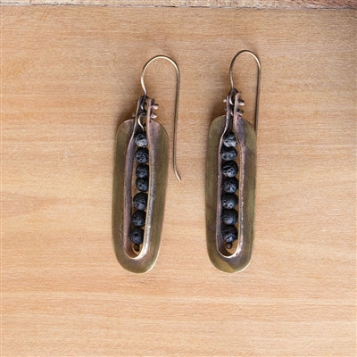 Kona Brass Earrings