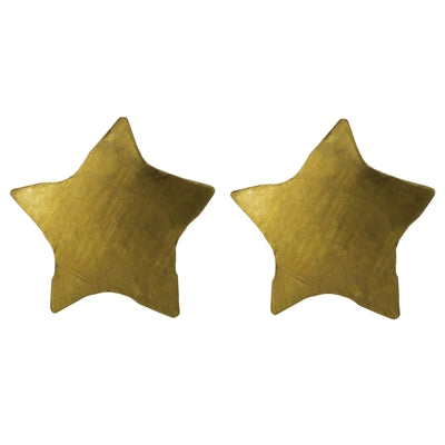 Gia Post Earring, Brass