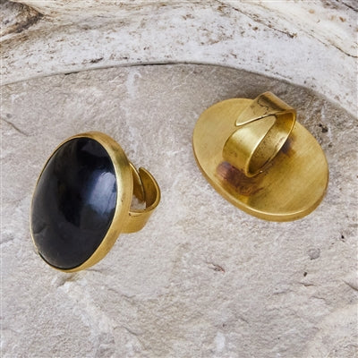 Bezel Set Ring