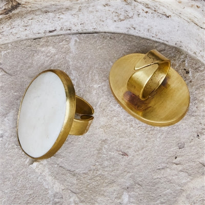 Bezel Set Ring