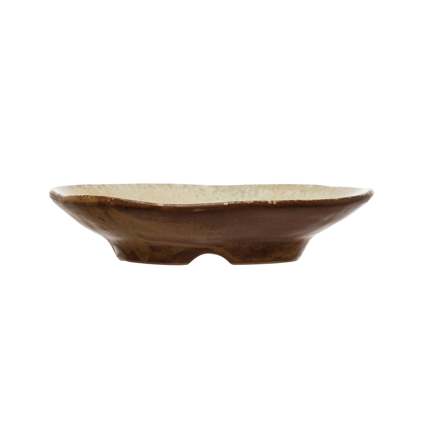 Stoneware Plate, Reactive Glaze