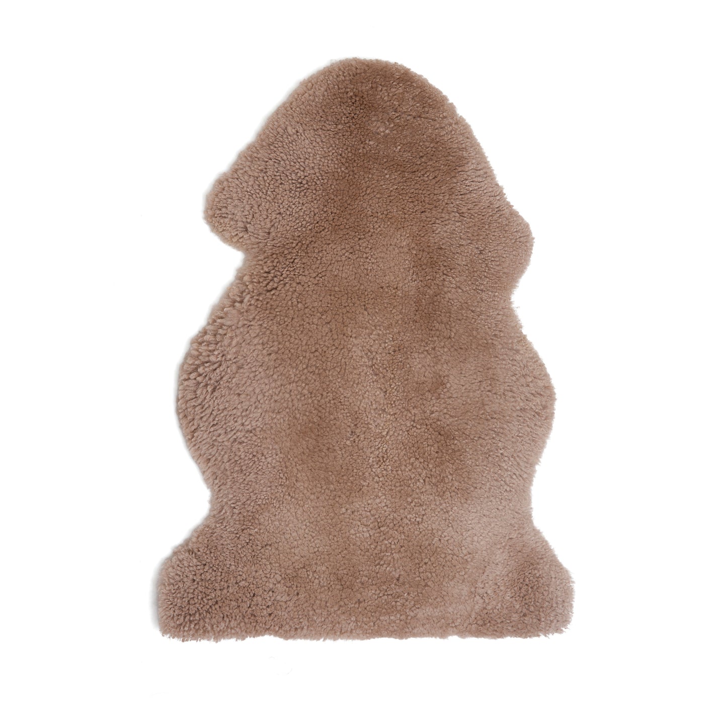 New Zealand Lamb Fur Rug, Nude Color