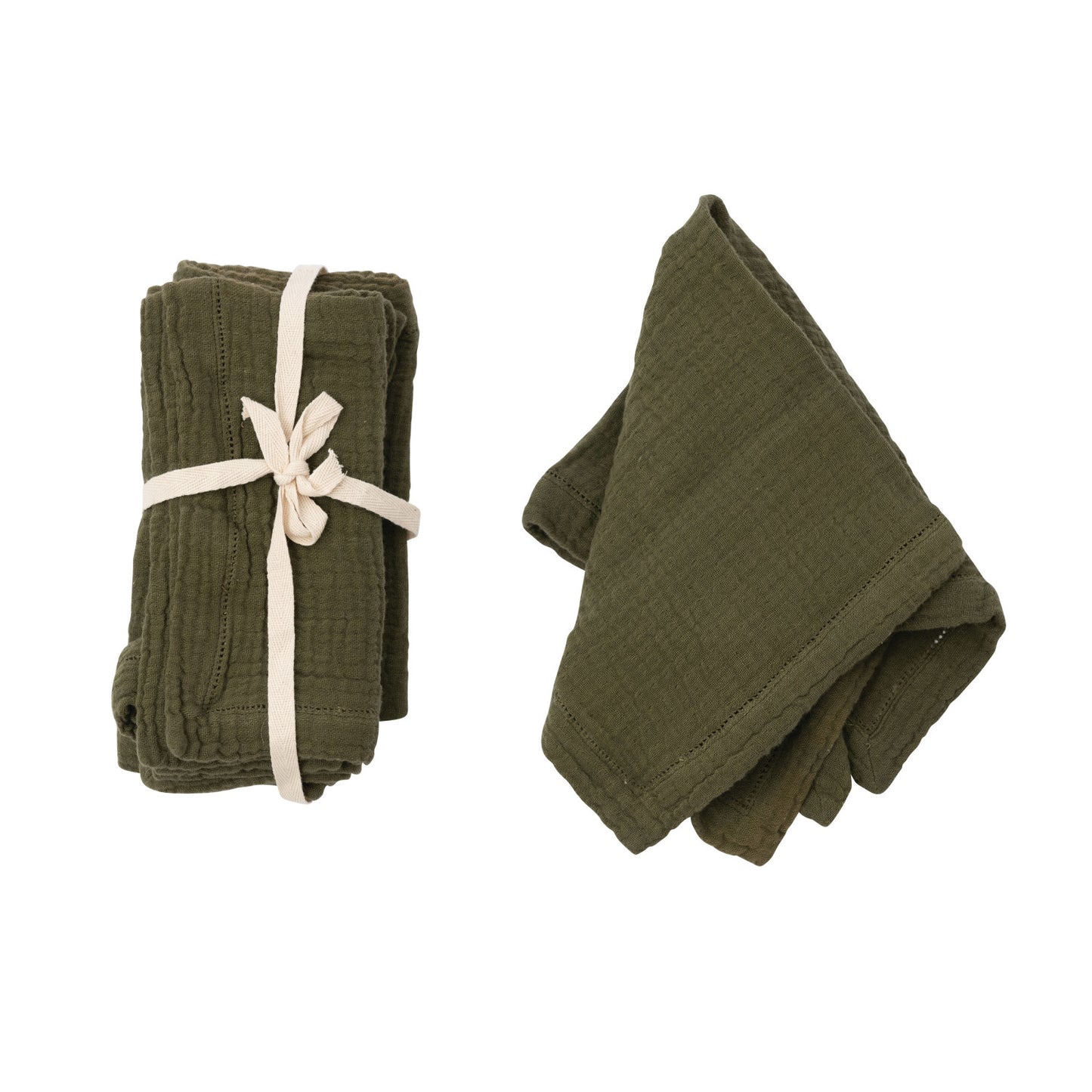 Cotton Gauze Napkins, Set of 4