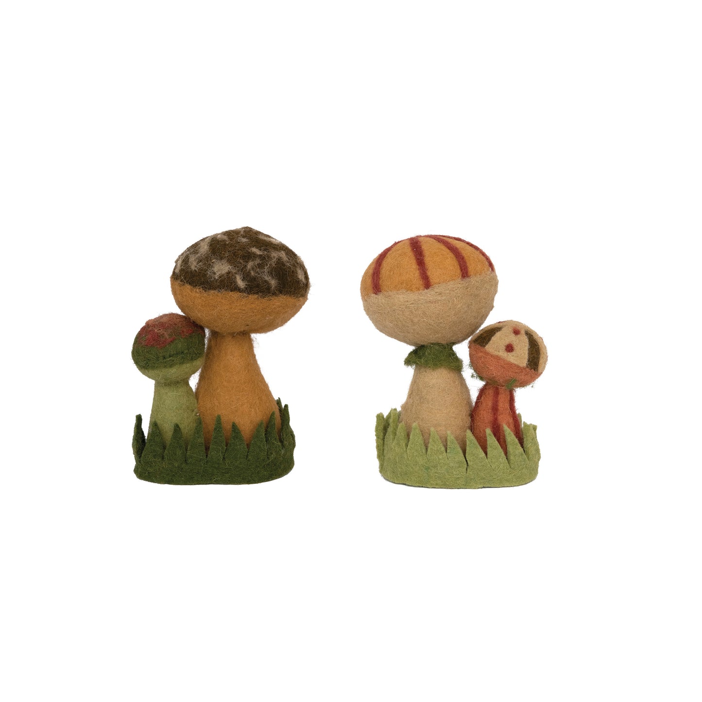 Wool Felt Mushrooms