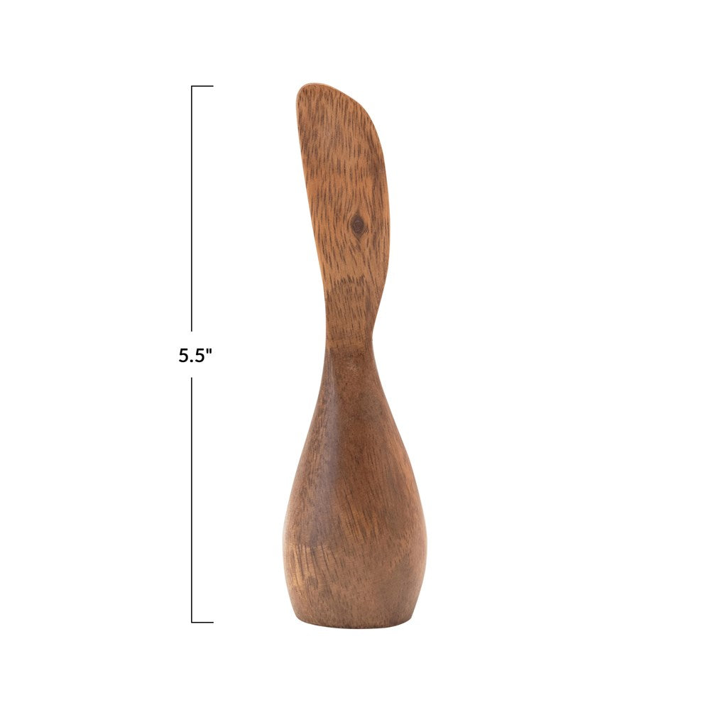 Your friends will want one of these 5-1/2"L Hand-Carved Acacia Wood Standing Canape Knife. Makes the perfect gift for the entertainer.