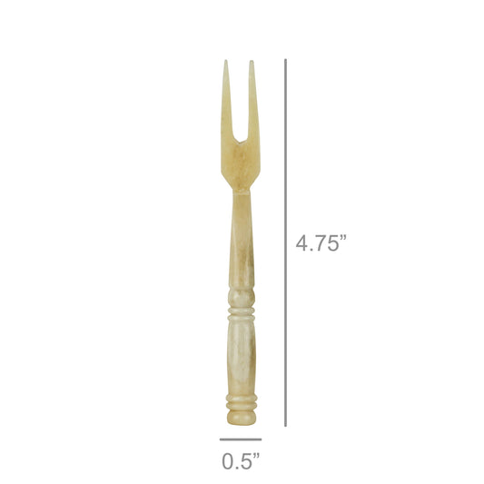 LOUISA COCKTAIL FORK, BONE