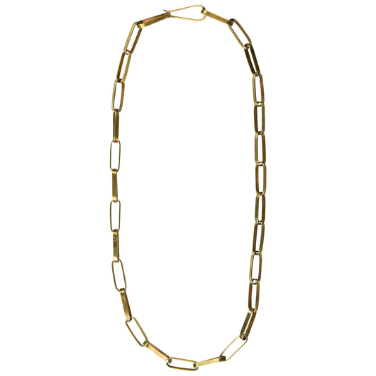 Carter Chain w/ Clasp, Brass