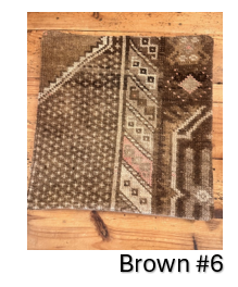Vintage Turkish Pillow Covers- 16 X 16-Brown