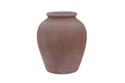 TERRACOTTA VASE NATURAL DIA 9.45” - NATURAL TERRACOTTA