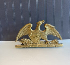 Brass Eagle Bookends
