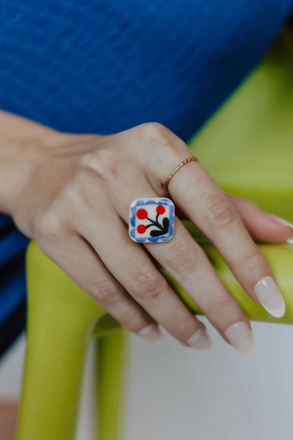 Quilt Square Ring