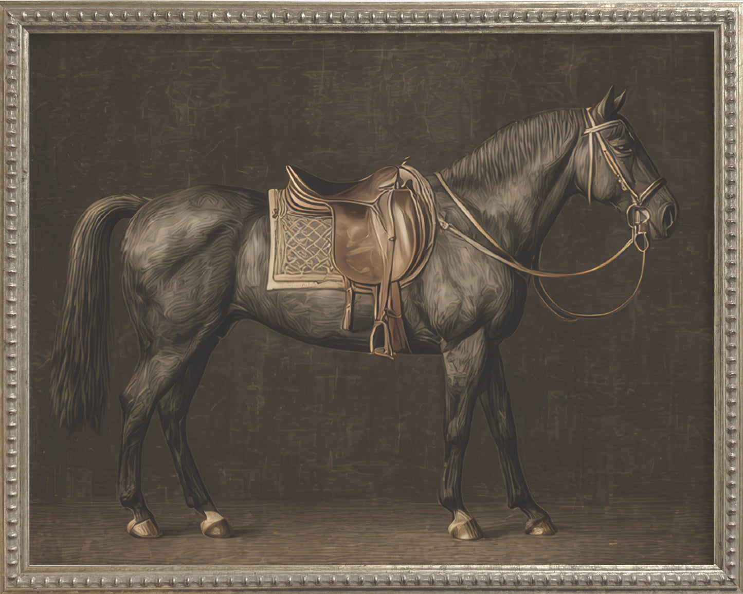 Horse Series Silver Bead Gallery Frame 16 x 20