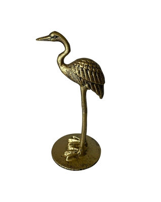 CAST IRON PELICAN 9.25”H GOLD