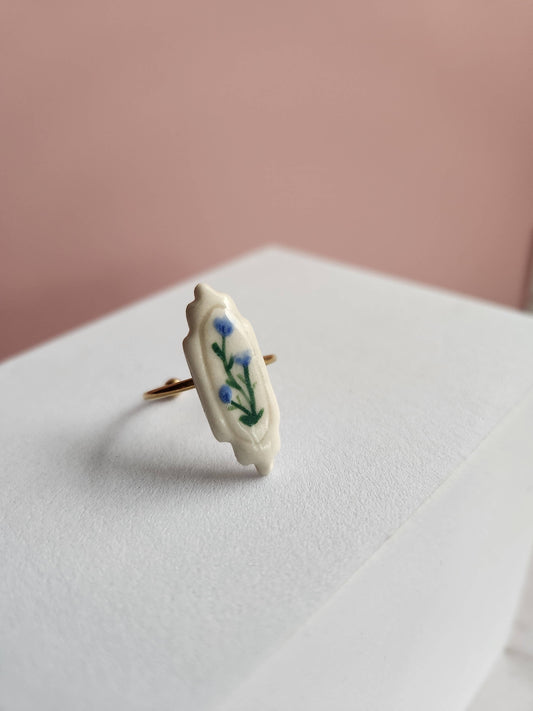 Framed floral ring II