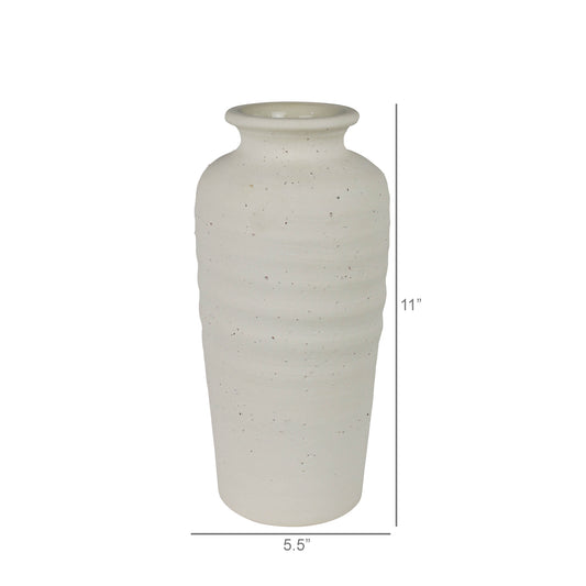 Stoneware Vase - Tall, Sm