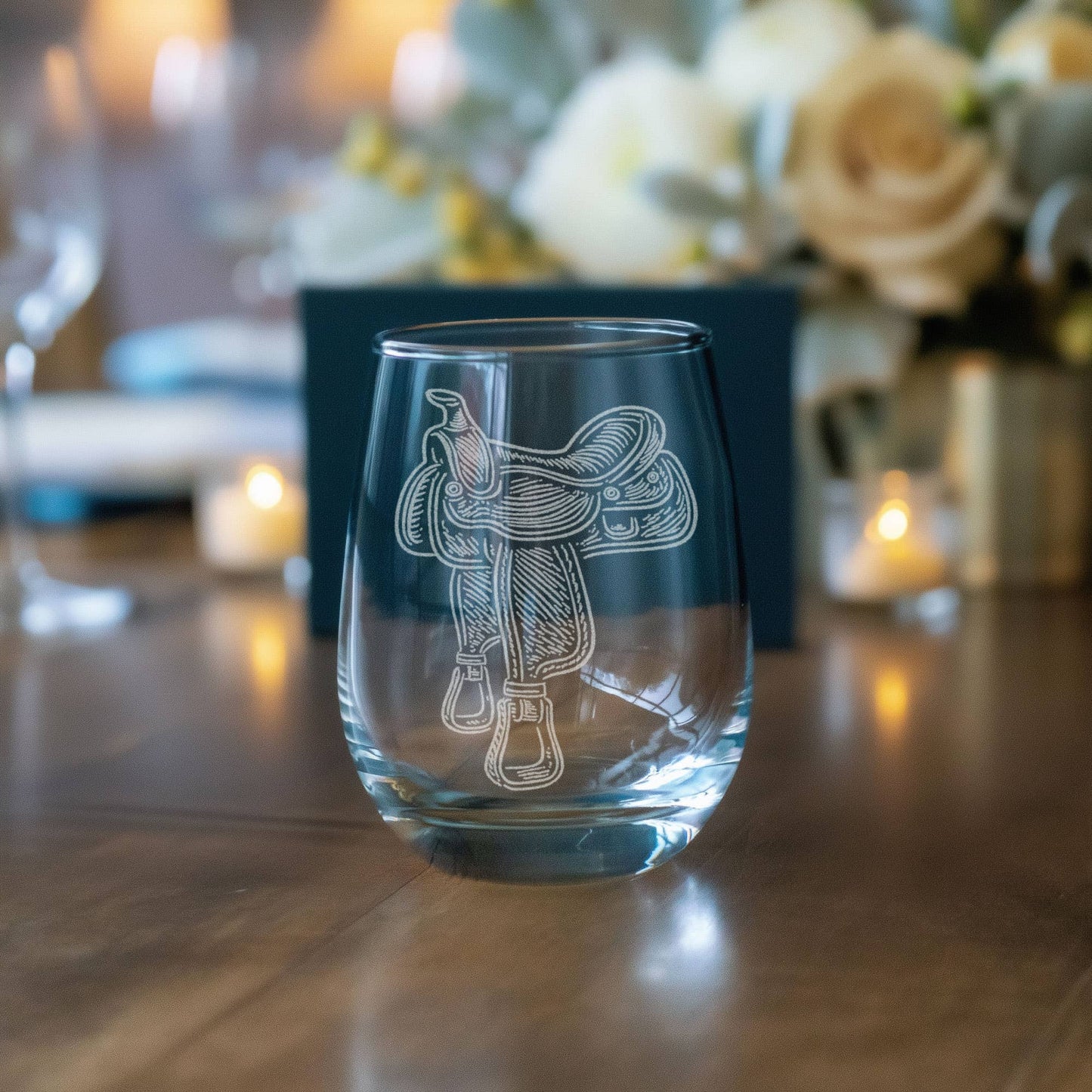 Horse Saddle Drinking Glasses