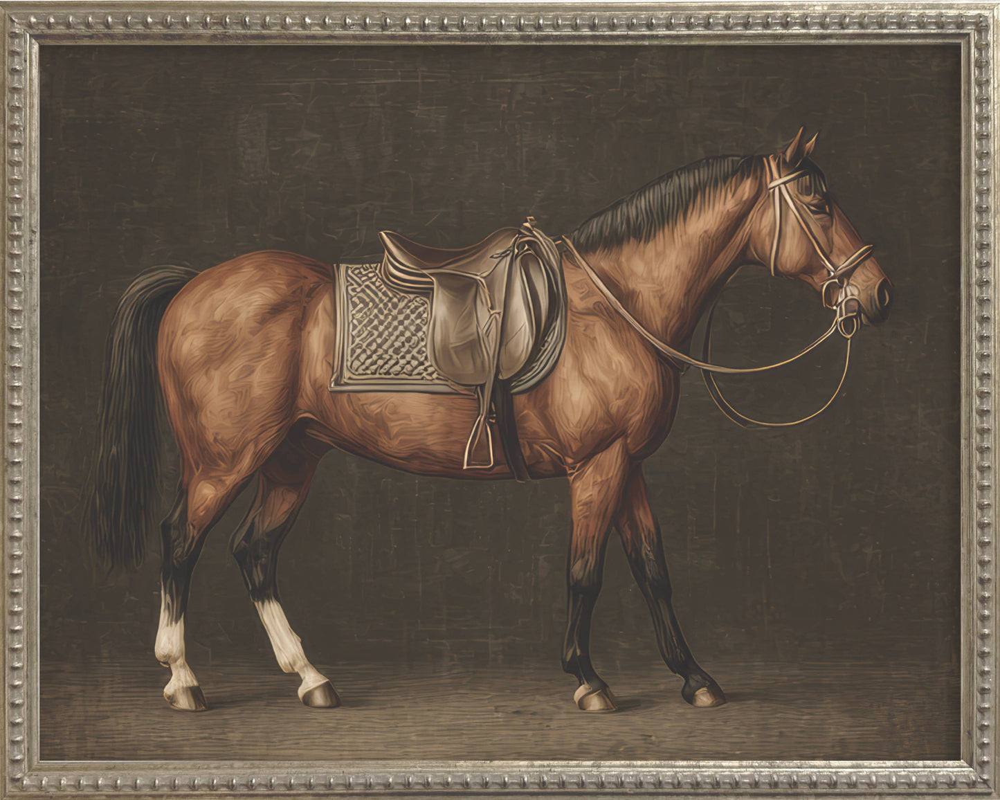 Horse Series Silver Bead Gallery Frame 16 x 20