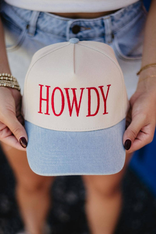 HOWDY Two-Toned Hat
