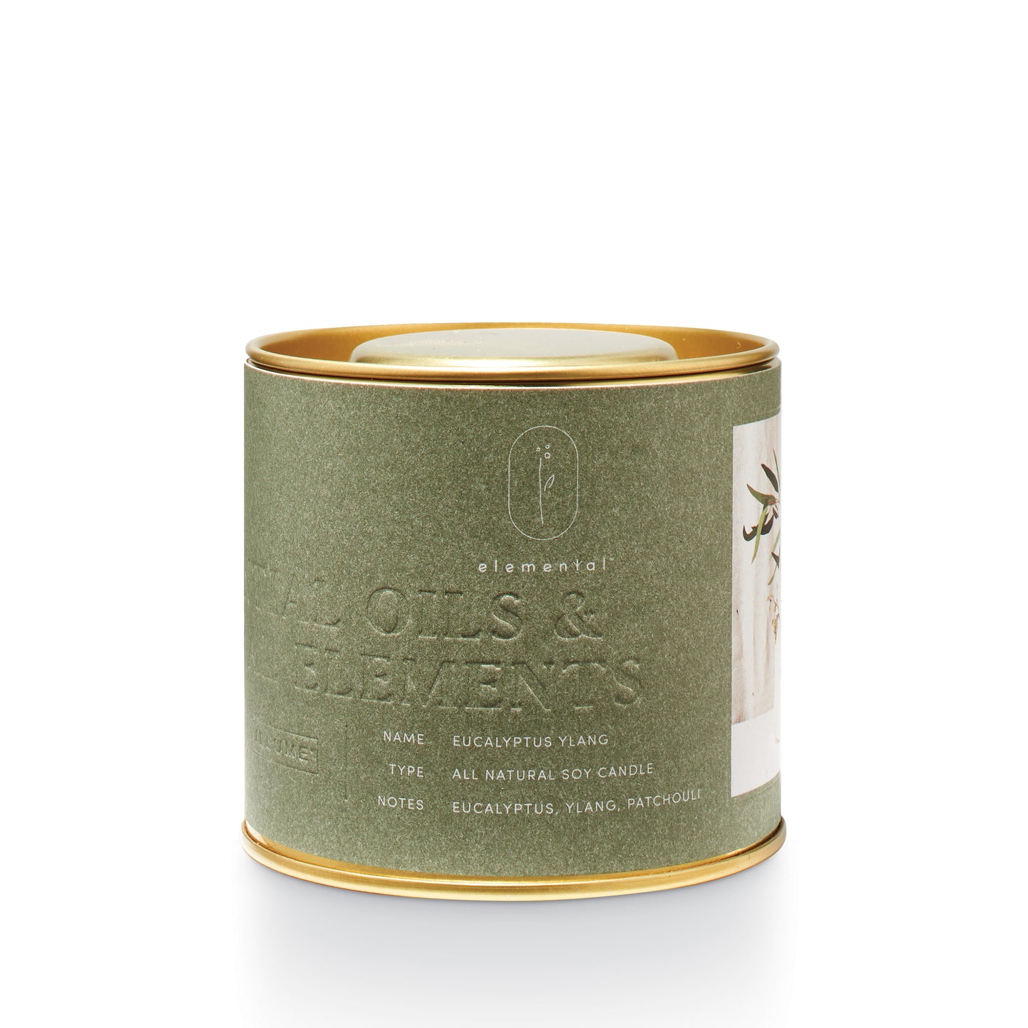 Eucalyptus Ylang Natural Tin Candle