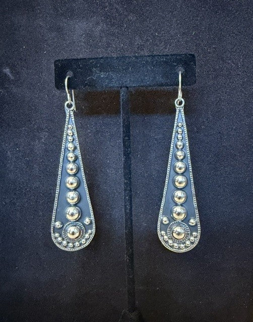 Sterling Silver Eardrop Earrings