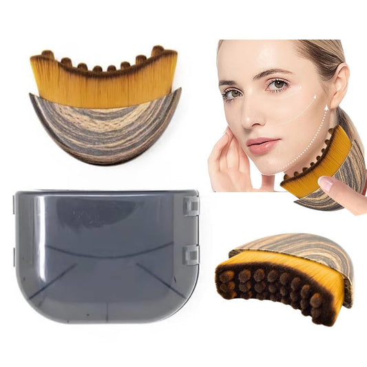 Lymphatic Contour Face Brush for Sculpting
