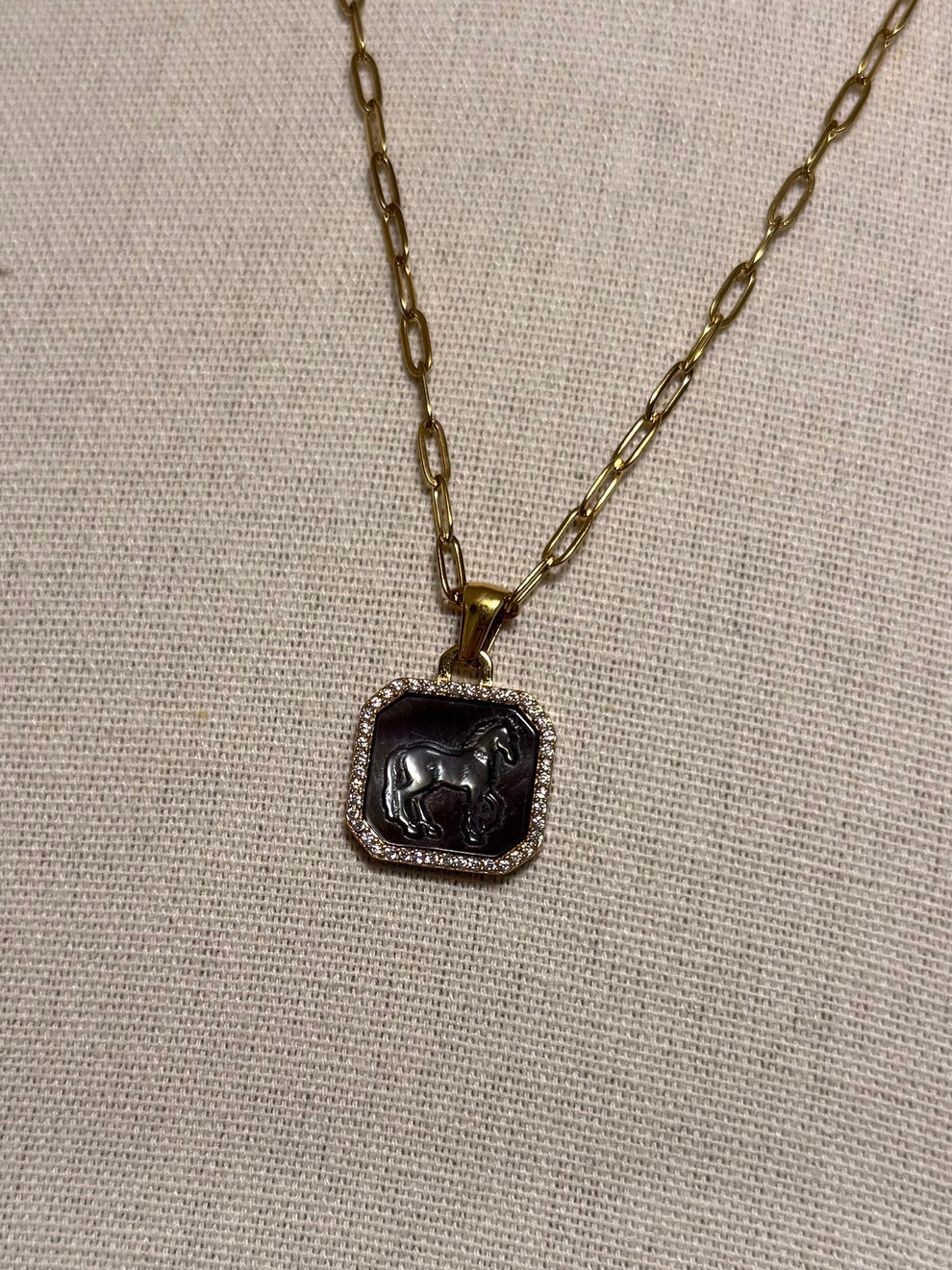 Horse of Pearl Necklace