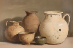 Pots on Table