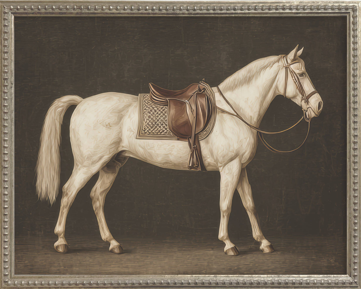 Horse Series Silver Bead Gallery Frame 16 x 20