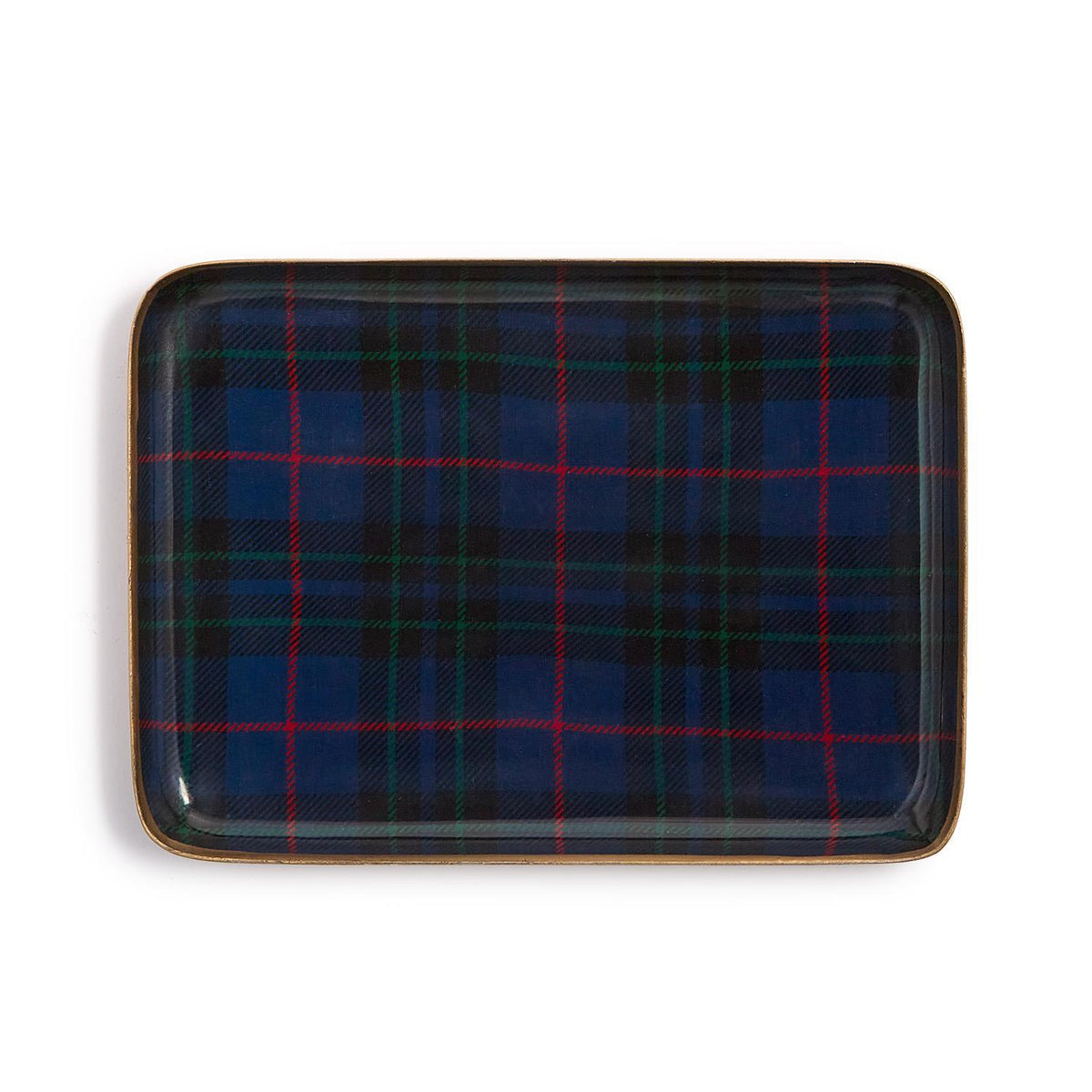 Tartan Decorative Metal Trays