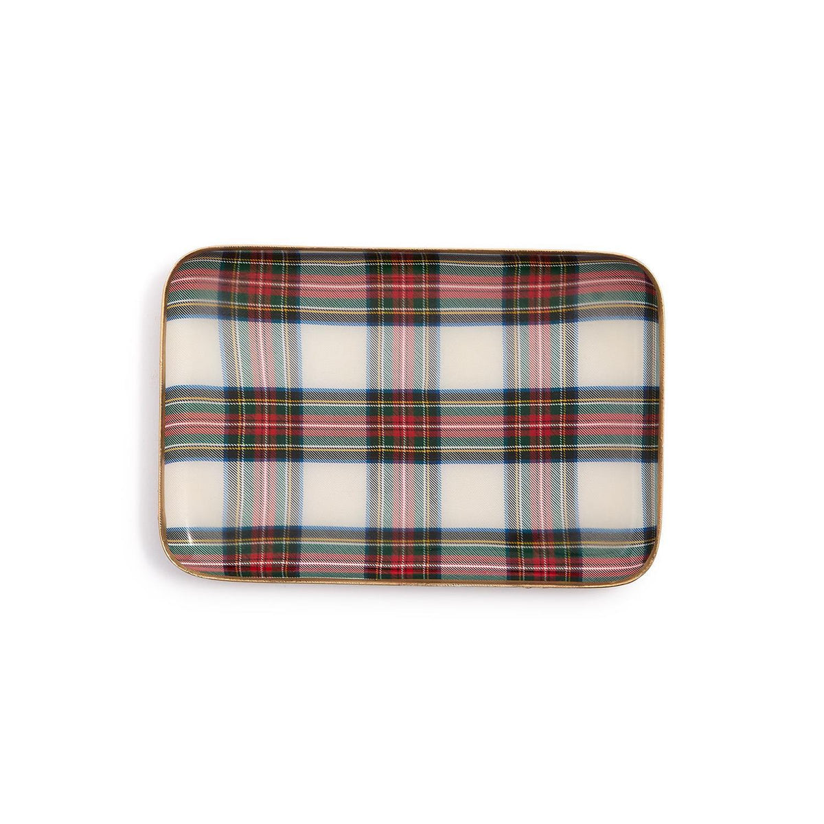 Tartan Decorative Metal Trays