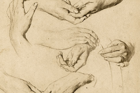 Clasped Hands Study
