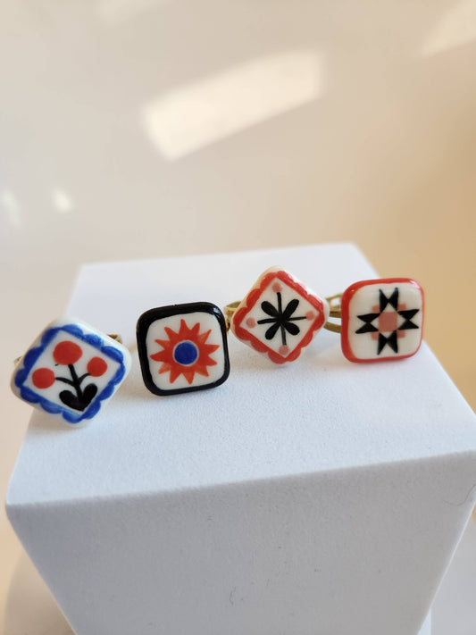 Quilt Square Ring