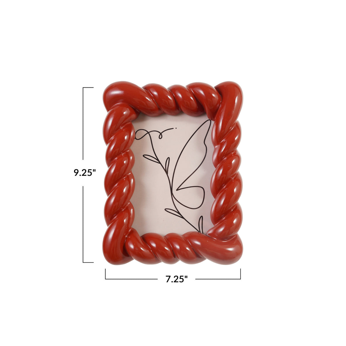 Resin Twisted Photo Frame