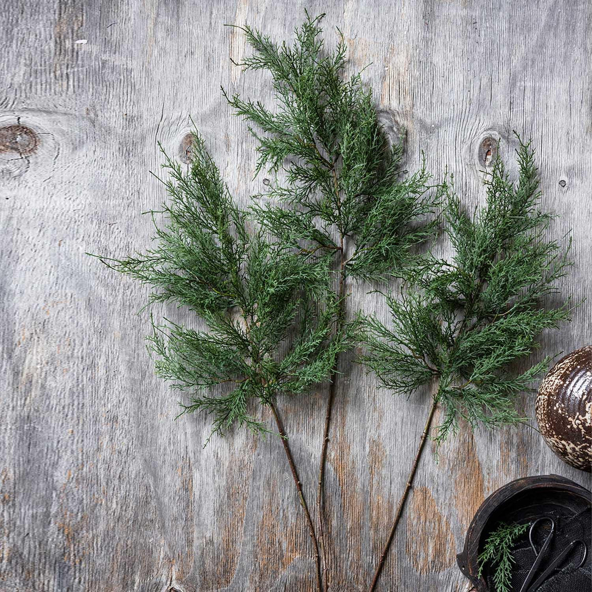 Artificial Cypress Branch