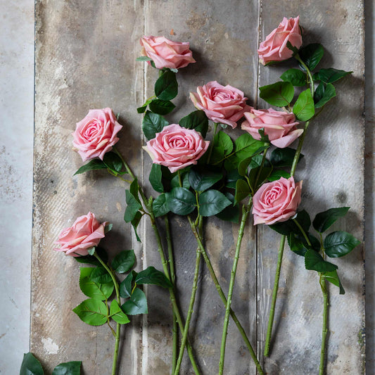 ARTIFICIAL ROSE (Real Touch), PEACH