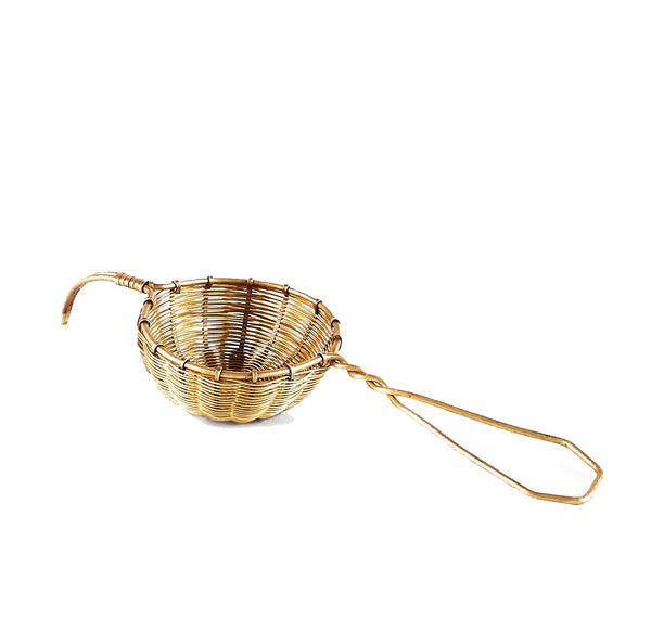 Woven Brass Small Tea Strainer