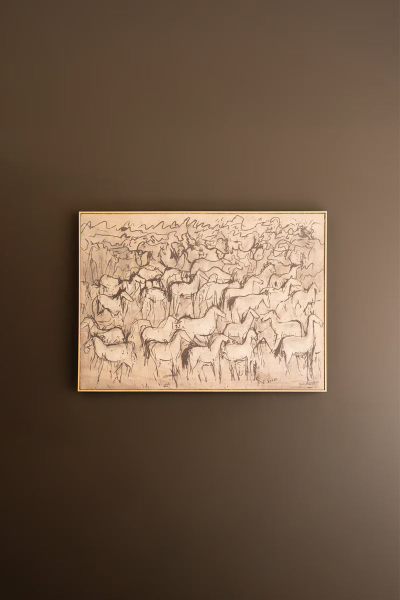 Thousand Horses Print-43x32