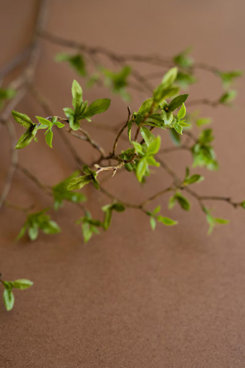 Artificial Budding Leaf Spray