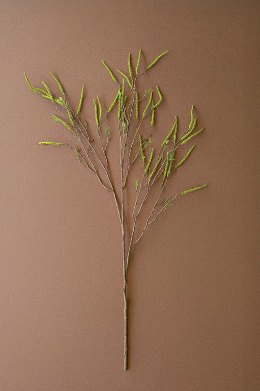 Artificial Green Willow Flowers Spray