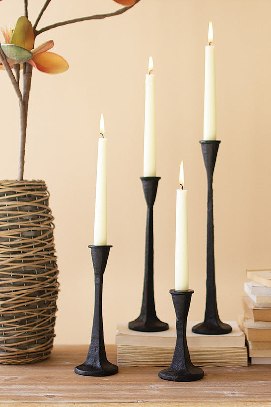 Cast Iron Taper Candle Holders