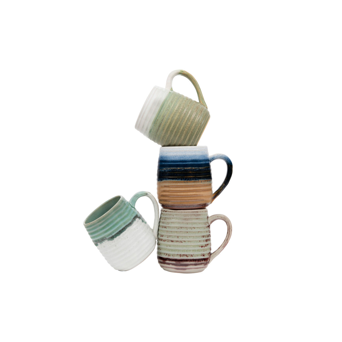Stoneware Mug with Glaze