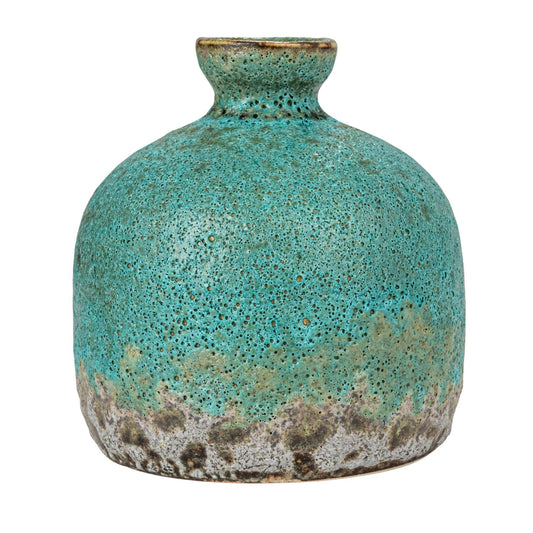 Green & Blue Stoneware Vases