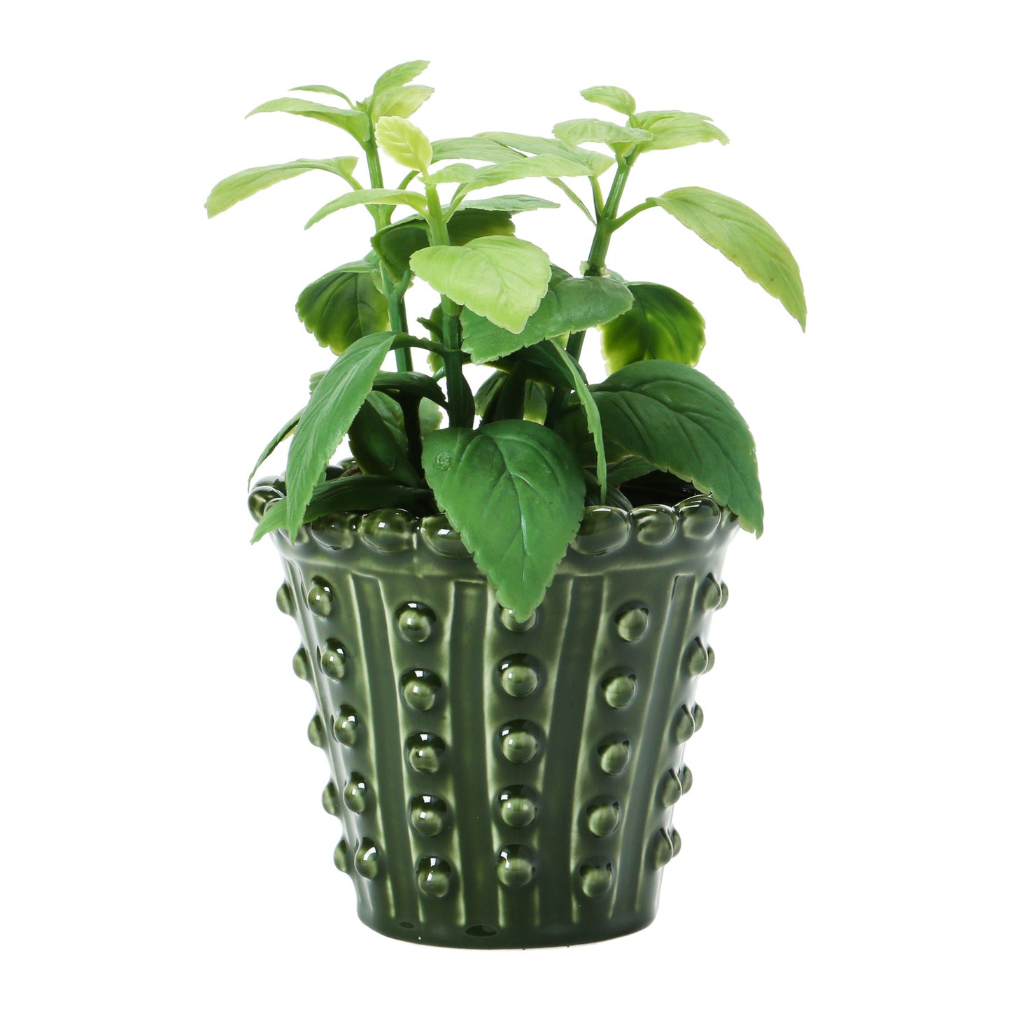 Stoneware Hobnail Planter