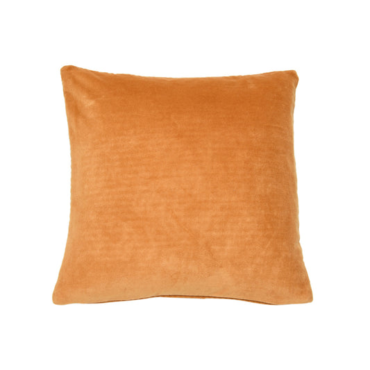 18" Quilted Cotton Velvet Pillow w/ Kantha Stitch, Polyester Fill