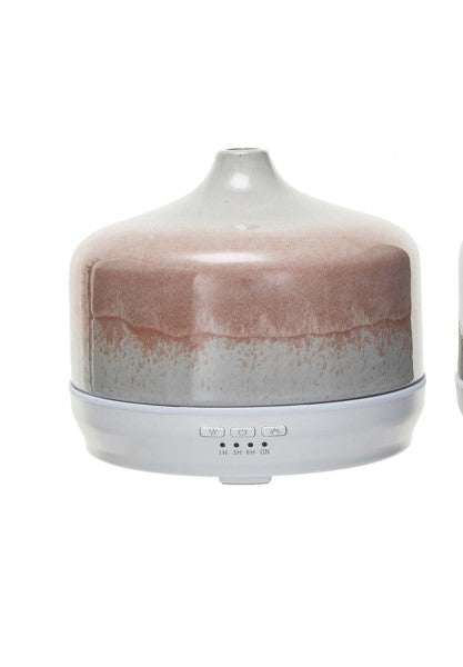 14 oz. Stoneware Oil Diffuser, 4 Styles (Each One Will Vary)