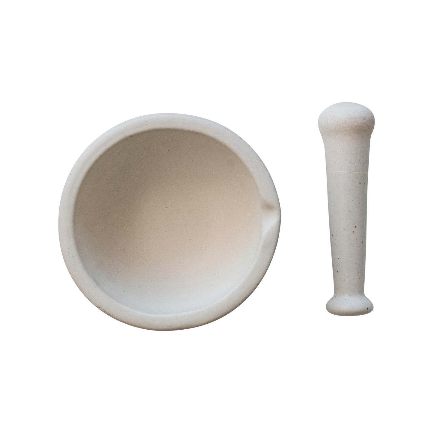 Stoneware Mortar & Pestle