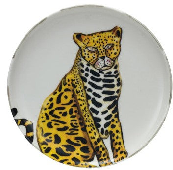 Stoneware Plate w/ Animals