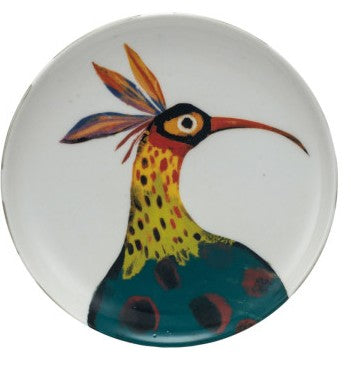 Stoneware Plate w/ Animals