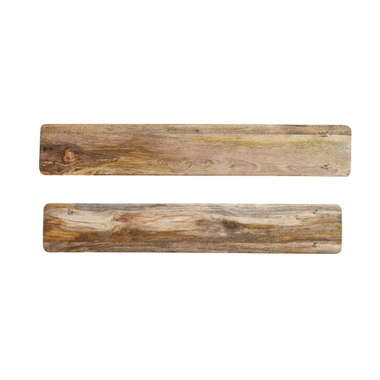 Mango Wood Nesting Pedestals, Natural