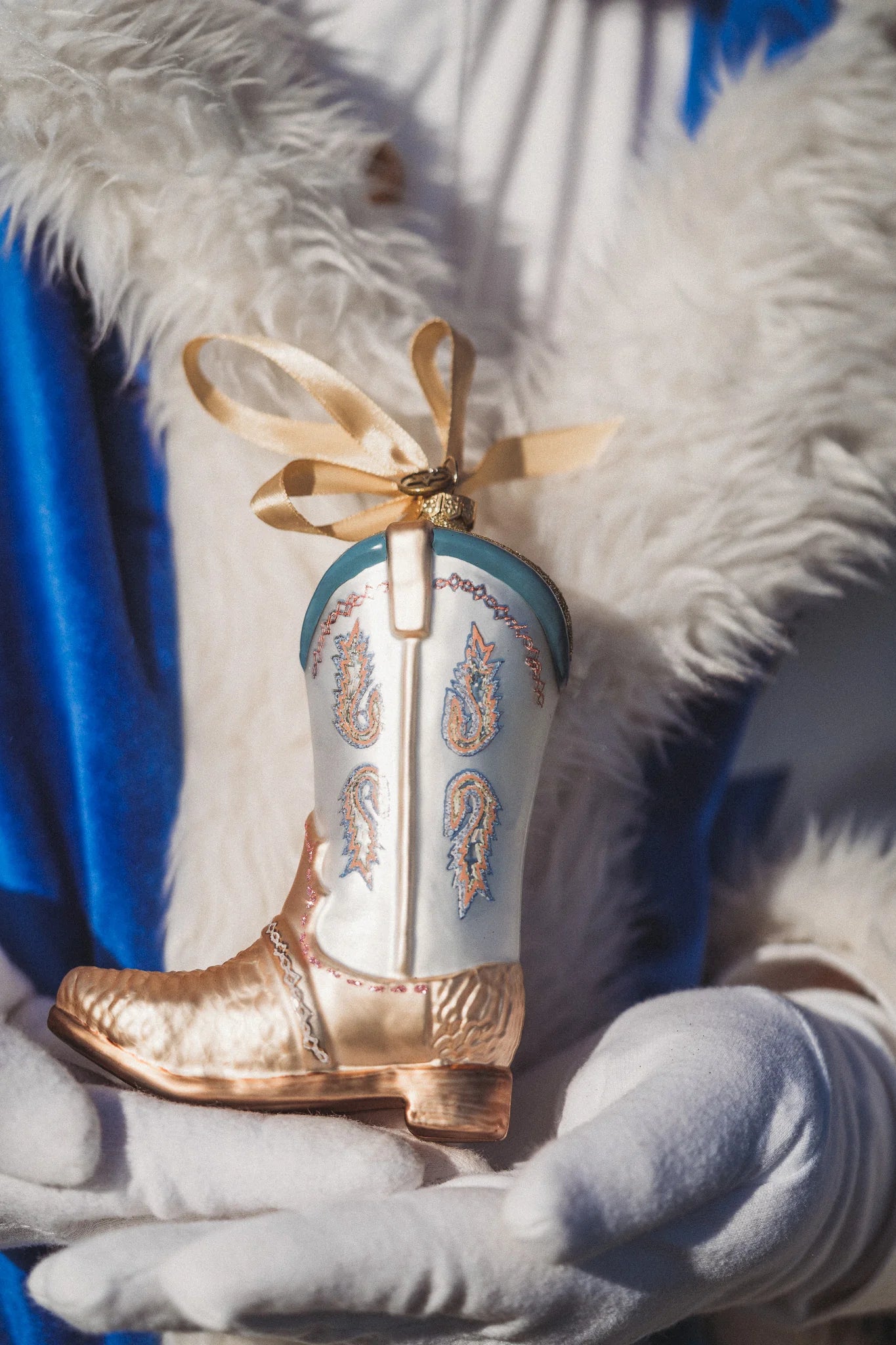 Snakeskin Boot Ornament